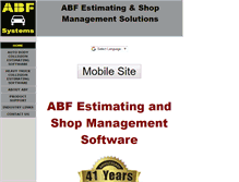 Tablet Screenshot of abfsystems.com